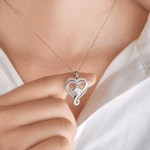 Cargar imagen en el visor de la galería, "A Mi Esposa" Collar Corazón Para Siempre en plata pura - Moroveta