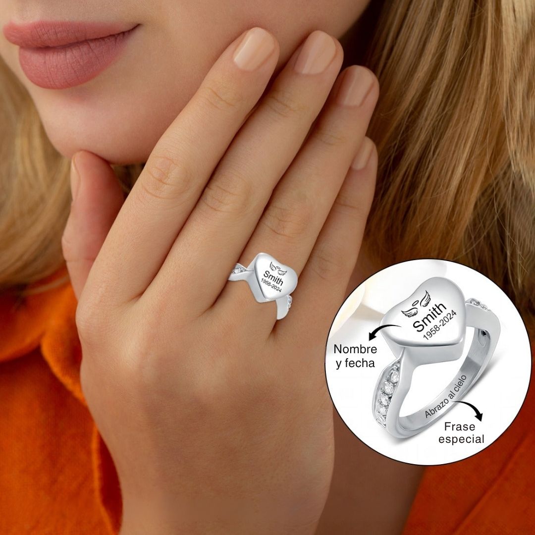 Anillo Abrazo al Cielo Personalizado - Moroveta