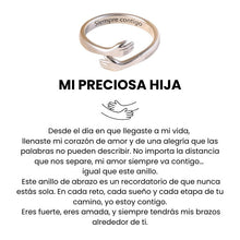 Cargar imagen en el visor de la galería, Anillo Abrazo "Mi Preciosa Hija" - Moroveta