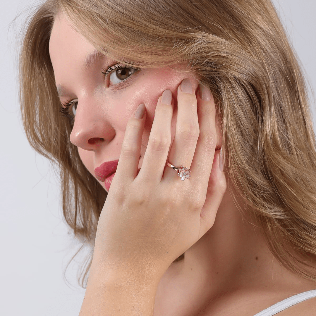 Anillo Ajustable Sakura Antiestrés - (Oferta 2x1) - Moroveta