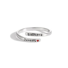 Cargar imagen en el visor de la galería, Anillo ajustable "Siempre juntas" - Moroveta