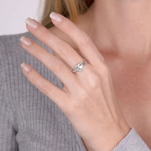 Cargar imagen en el visor de la galería, Anillo personalizable con nombres y piedras de nacimiento - Moroveta