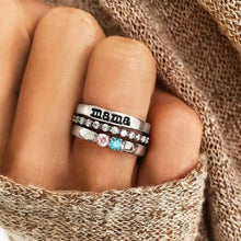 Cargar imagen en el visor de la galería, Anillo personalizado con piedras de nacimiento - Moroveta