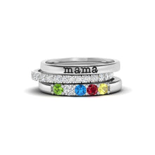 Cargar imagen en el visor de la galería, Anillo personalizado con piedras de nacimiento - Moroveta