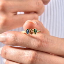 Cargar imagen en el visor de la galería, Anillo personalizado con piedras natales - Moroveta