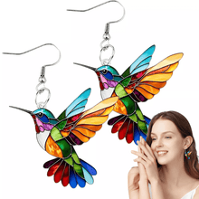 Cargar imagen en el visor de la galería, Aretes de colibrí - Moroveta