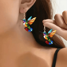 Cargar imagen en el visor de la galería, Aretes de colibrí - Moroveta