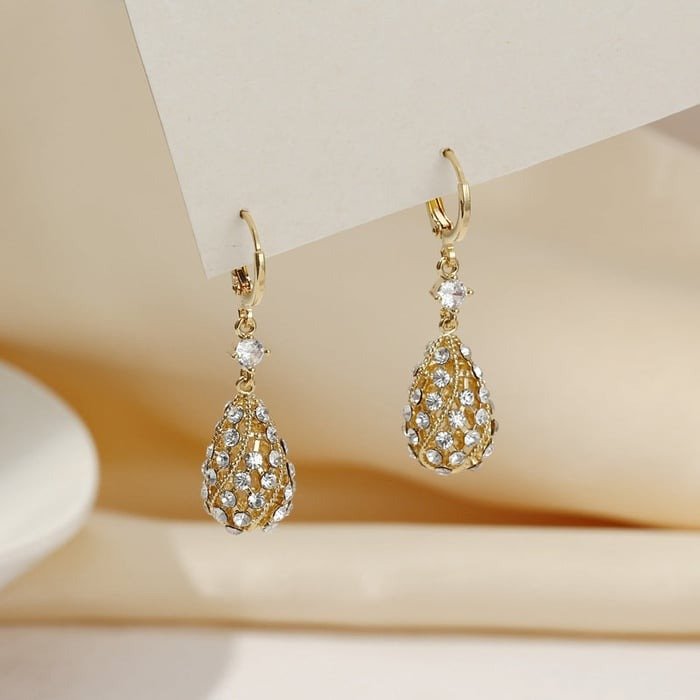 Aretes Lágrima de cristal - Moroveta
