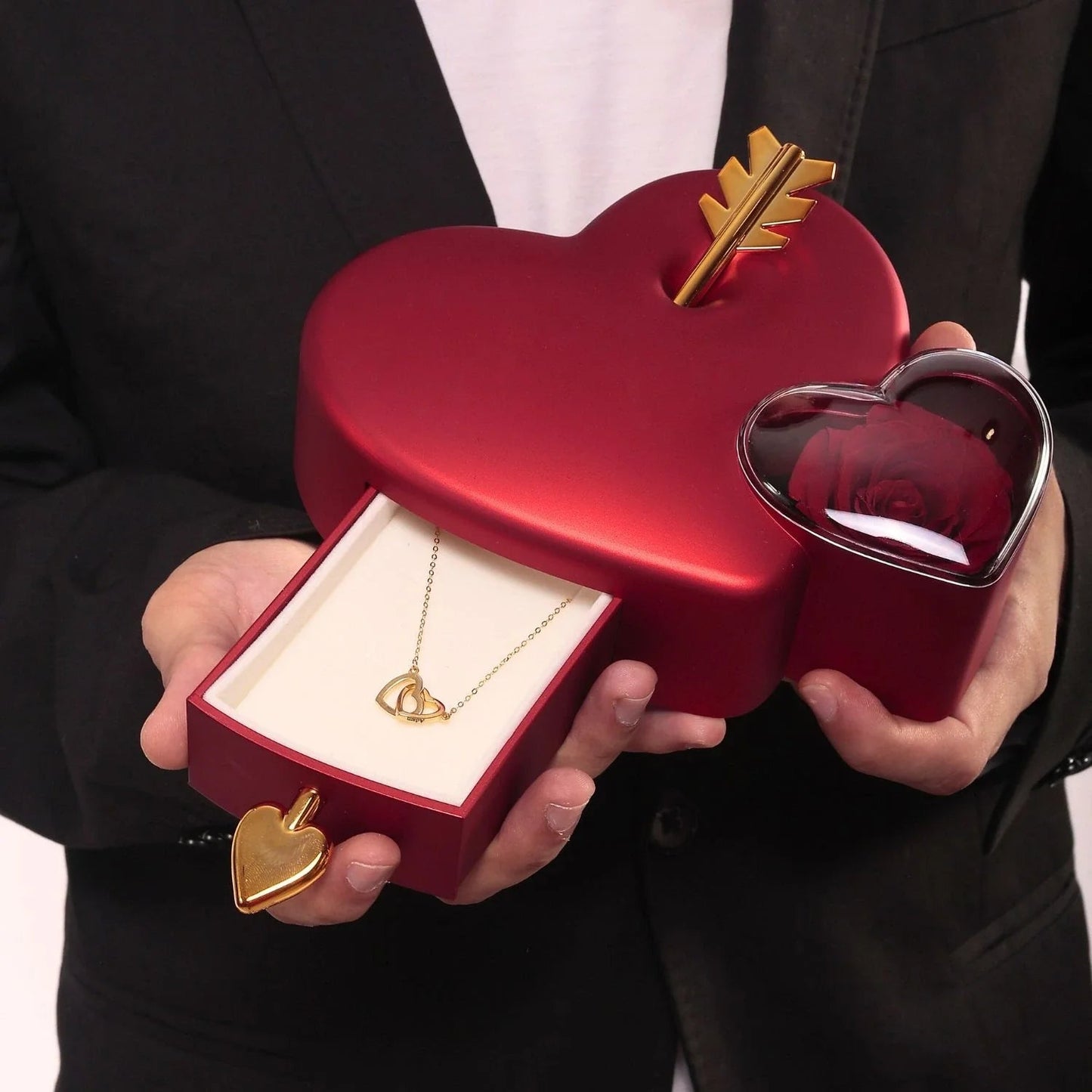 Caja de Amor Eterno & Collar Personalizado - Moroveta