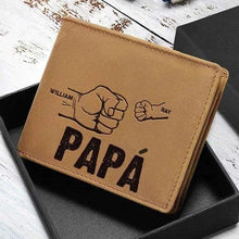 Cargar imagen en el visor de la galería, Cartera personalizada para Papá - Moroveta