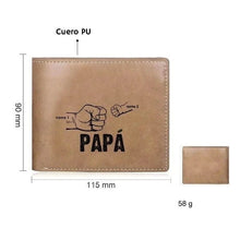 Cargar imagen en el visor de la galería, Cartera personalizada para Papá - Moroveta