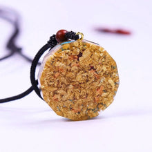 Cargar imagen en el visor de la galería, Colgante de Turquesa con Geometría Sagrada - Moroveta