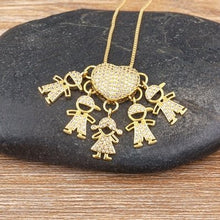 Cargar imagen en el visor de la galería, Collar Amor de Mamá - 1 a 5 colgantes - Moroveta