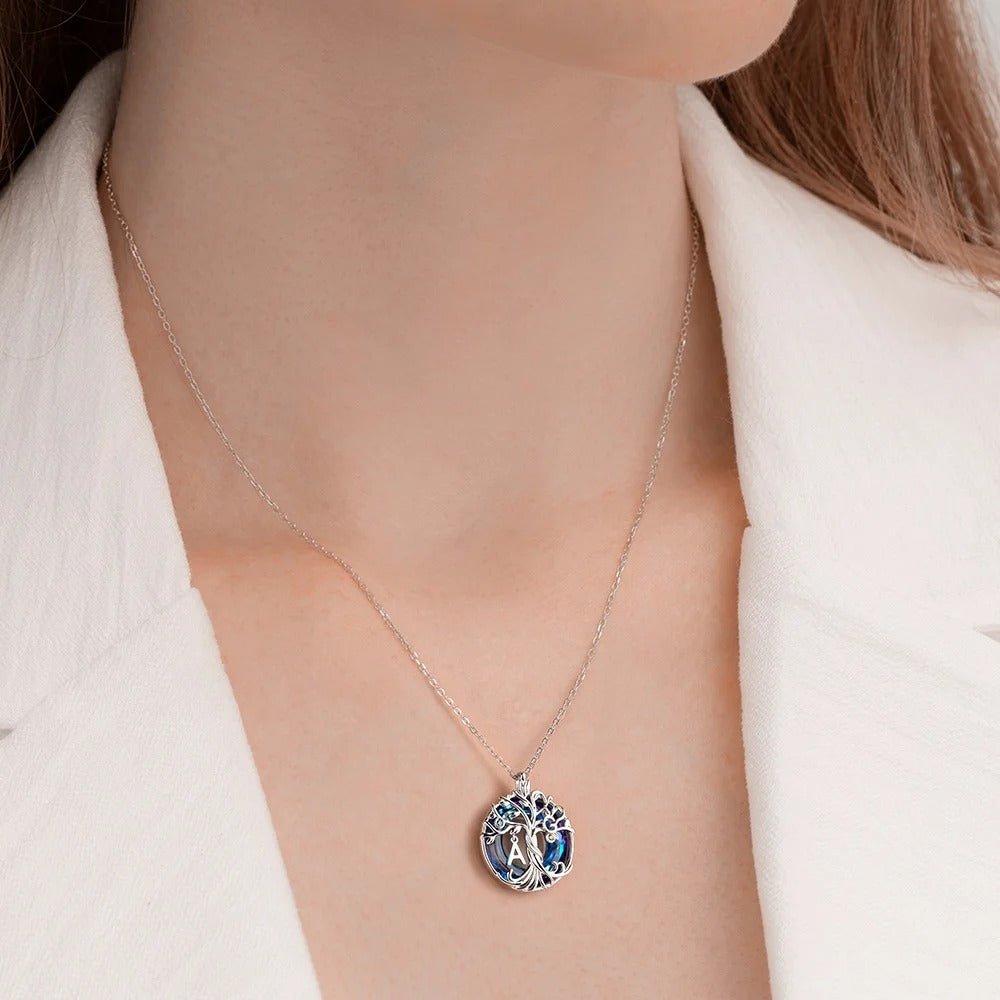 Collar Árbol de la vida con inicial - Moroveta