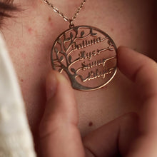 Cargar imagen en el visor de la galería, Collar Árbol de la vida con nombres - Moroveta