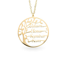 Cargar imagen en el visor de la galería, Collar Árbol de la vida con nombres - Moroveta