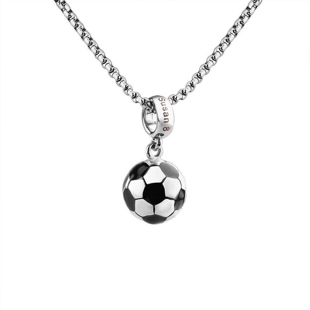 Collar balón de fútbol con nombre personalizado - Moroveta