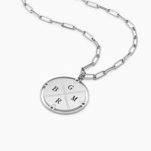 Cargar imagen en el visor de la galería, Collar brújula con iniciales personalizadas - Moroveta