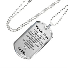 Cargar imagen en el visor de la galería, Collar con colgante - Para mi Papá De tu Hija - Moroveta