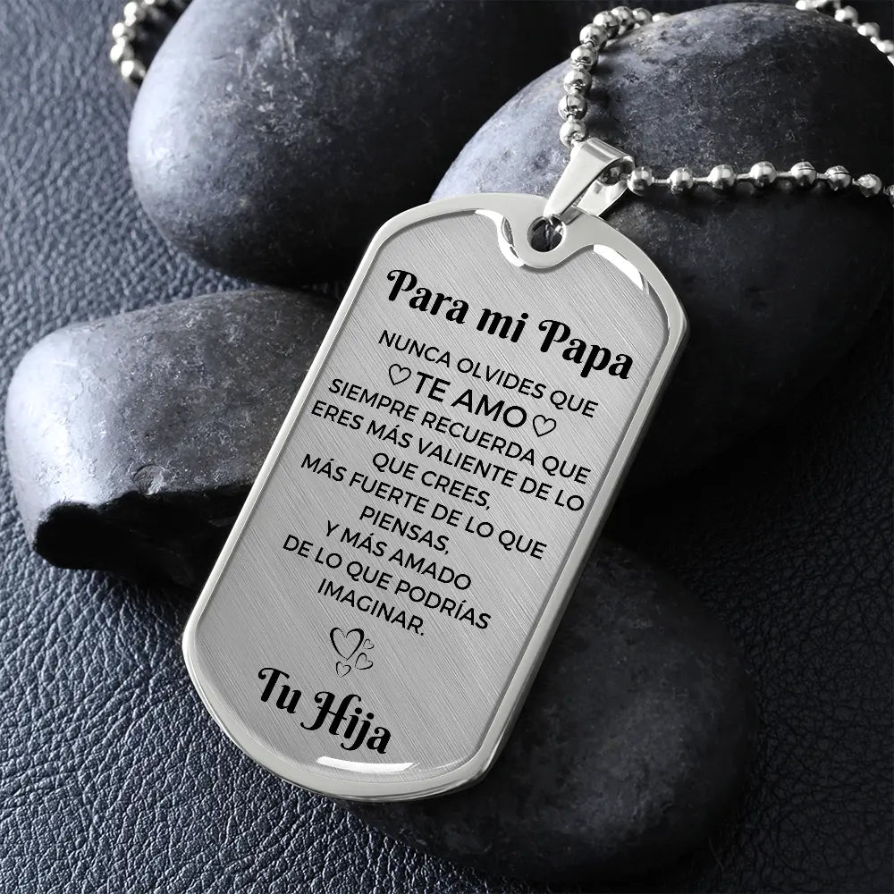Collar con colgante - Para mi Papá De tu Hija - Moroveta
