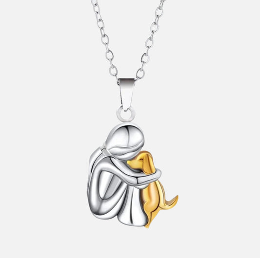 Collar con dije Abrazo - Moroveta