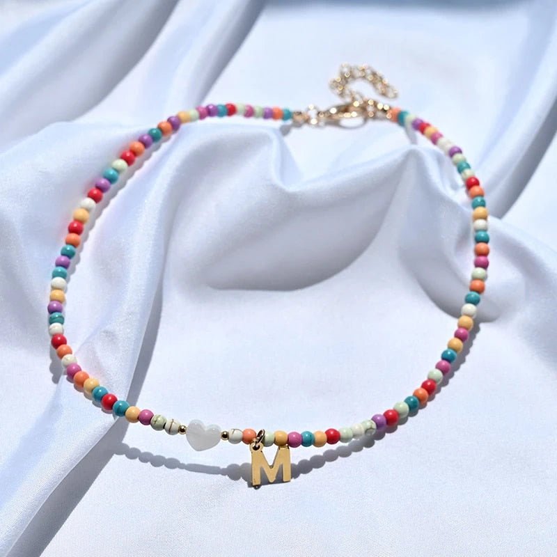 Collar con inicial Rosy - Moroveta