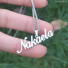 Cargar imagen en el visor de la galería, Collar con nombre personalizado Sunky - Moroveta