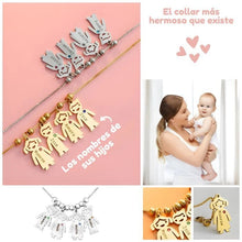 Cargar imagen en el visor de la galería, Collar con nombres Familia - Moroveta