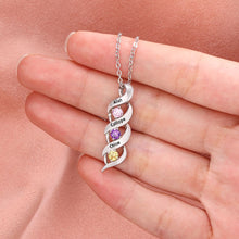 Cargar imagen en el visor de la galería, Collar con nombres y piedras natales - Moroveta