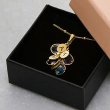 Cargar imagen en el visor de la galería, Collar con piedras de nacimiento e inicial - Moroveta