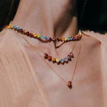 Cargar imagen en el visor de la galería, Collar con piedras de nacimiento personalizado - Moroveta