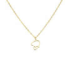Cargar imagen en el visor de la galería, Collar de corazón con inicial - Moroveta