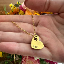 Cargar imagen en el visor de la galería, Collar de corazones amor eterno - Moroveta