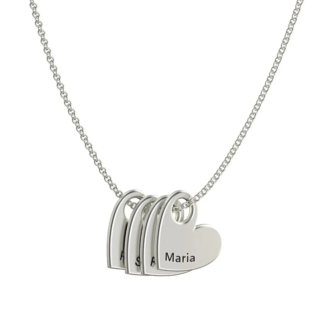 Collar de corazones amor eterno - Moroveta