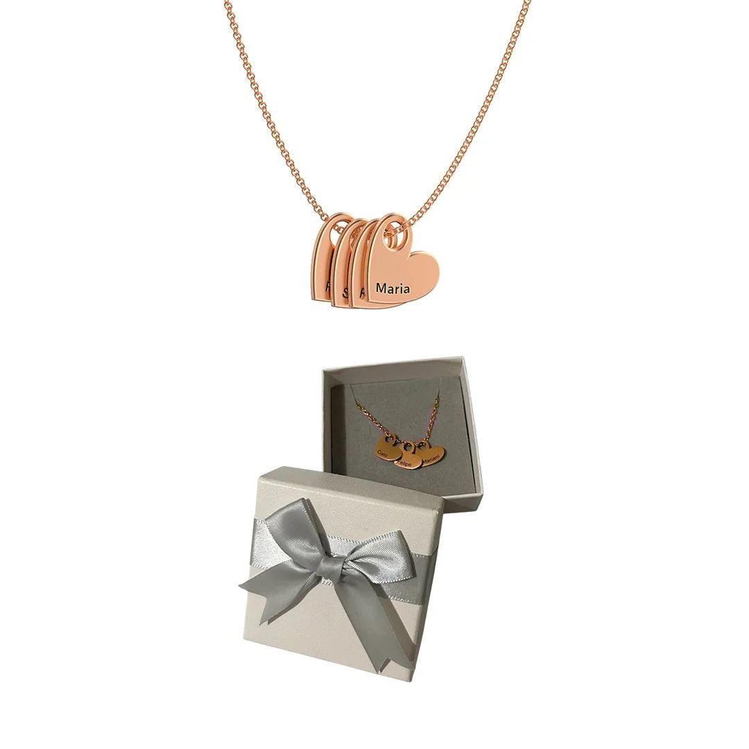 Collar de corazones amor eterno - Moroveta