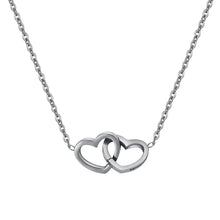 Cargar imagen en el visor de la galería, Collar de corazones personalizado con caja de rosa eterna - Moroveta