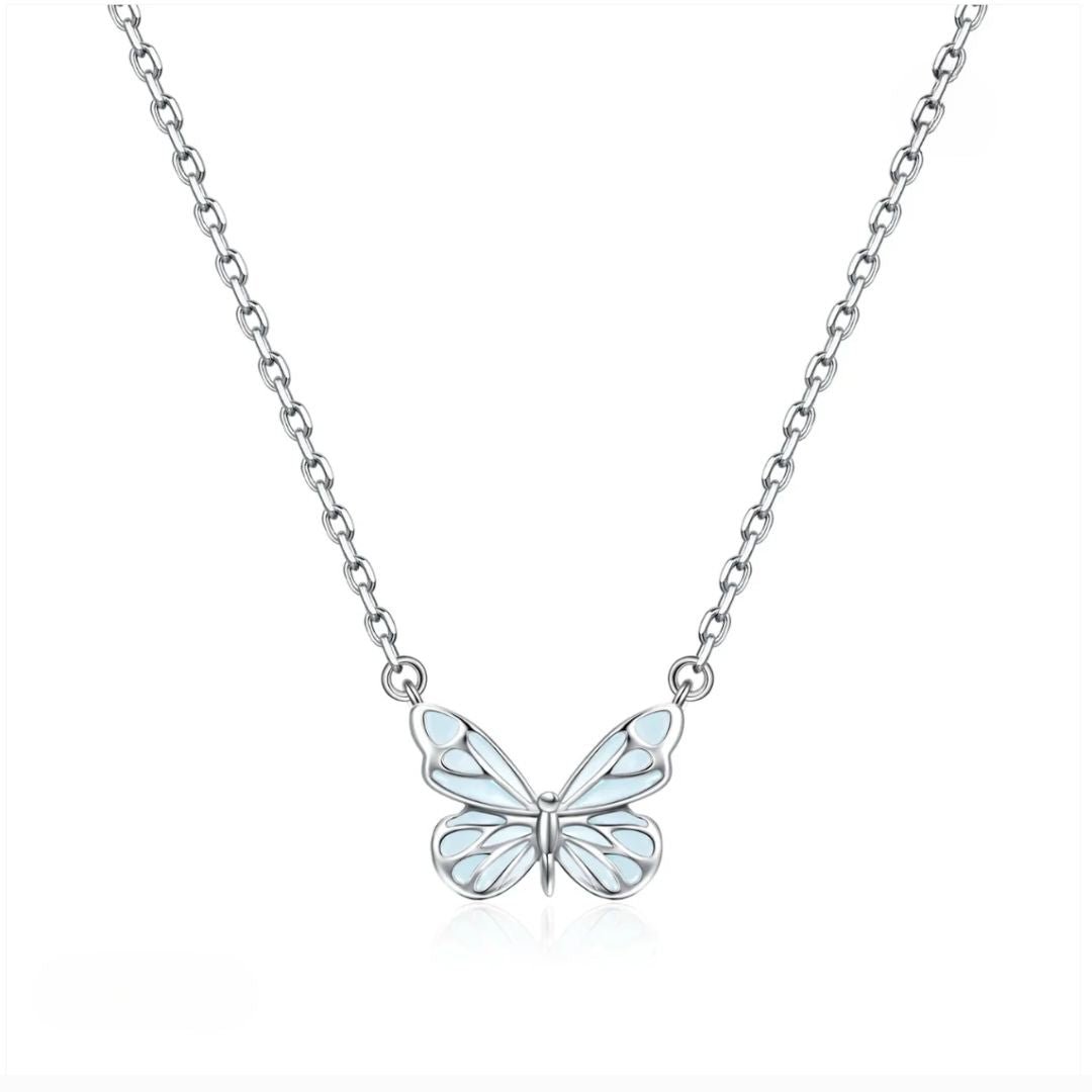 Collar de mariposa que brilla en la oscuridad - Moroveta