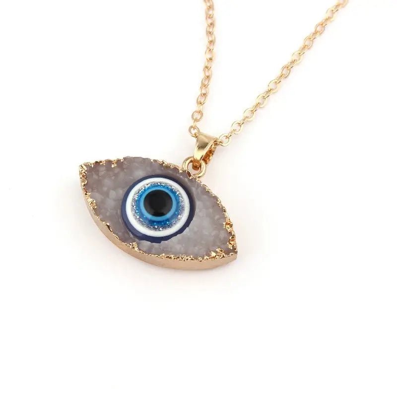 Collar de ojo turco resina - Moroveta