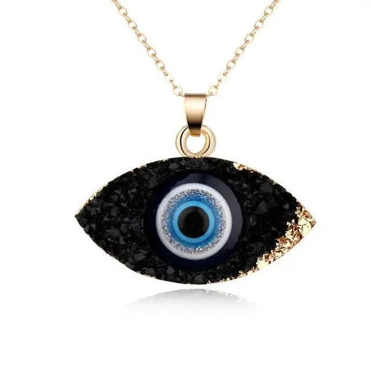 Collar de ojo turco resina - Moroveta