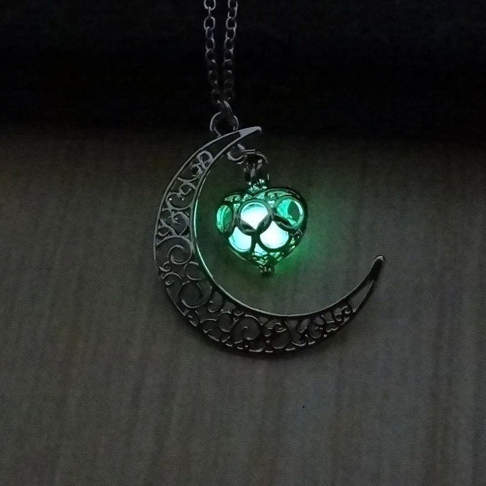 Collar de piedra de luna encantada - Moroveta