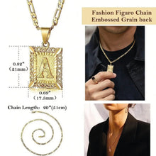 Cargar imagen en el visor de la galería, Collar Marco con Inicial Personalizada (Oferta 2x1) - Moroveta