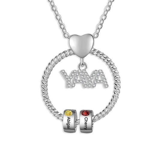 Collar para abuela con colgante de "YAYA" - Moroveta