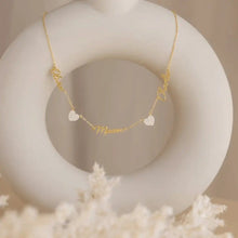 Cargar imagen en el visor de la galería, Collar personalizado con nombres en forma de corazón - Moroveta