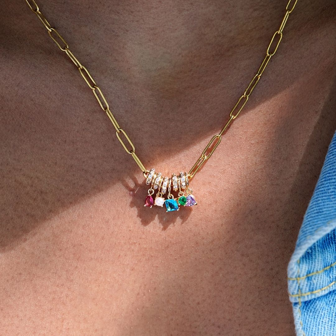Collar Piedras de Nacimiento Personalizado - Moroveta