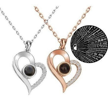 Cargar imagen en el visor de la galería, Collar "Te amo" en 100 idiomas con Caja - Moroveta