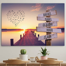 Cargar imagen en el visor de la galería, Lienzo personalizado Familia "Sunset" - Moroveta