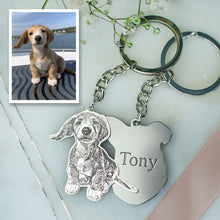 Cargar imagen en el visor de la galería, Llavero con foto de mascota - Moroveta