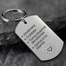 Cargar imagen en el visor de la galería, Llavero con mensaje "Diviértete" - Moroveta