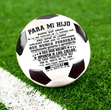 Cargar imagen en el visor de la galería, Para mi hijo - Balón de fútbol muy único con un mensaje especial - Moroveta