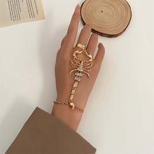 Cargar imagen en el visor de la galería, Pulsera + anillo Escorpión del poder - Moroveta